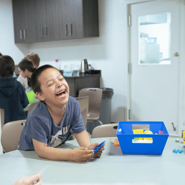 Child laughing