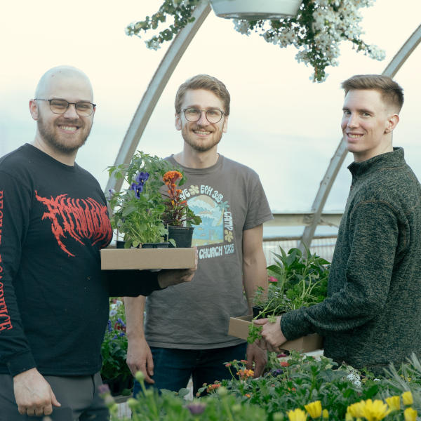 at the green house